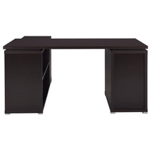 Yvette 60-inch 3-drawer L-Shape Computer Desk – Cappuccino