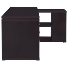 Yvette 60-inch 3-drawer L-Shape Computer Desk – Cappuccino