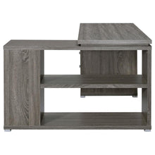 Yvette 60-inch 3-drawer L-Shape Computer Desk – Weathered Grey
