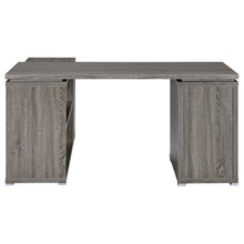 Yvette 60-inch 3-drawer L-Shape Computer Desk – Weathered Grey