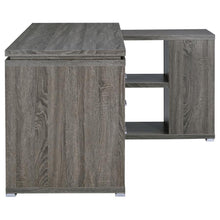 Yvette 60-inch 3-drawer L-Shape Computer Desk – Weathered Grey