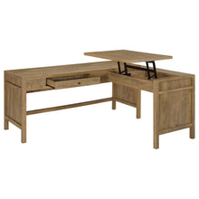Hogan 1-drawer Lift Top L-shape Computer Writing Desk – Mango