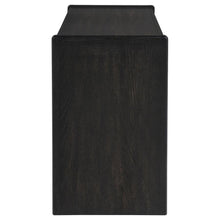 Leandro 2-drawer Home Office Writing Desk – Burnished Black