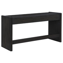 Leandro 2-drawer Home Office Writing Desk – Burnished Black