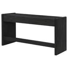 Leandro 2-drawer Home Office Writing Desk – Burnished Black
