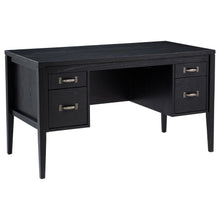 Graham 4-Drawer Lift-Top Computer Desk – Black