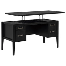 Graham 4-Drawer Lift-Top Computer Desk – Black