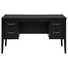 Graham 4-Drawer Lift-Top Computer Desk – Black