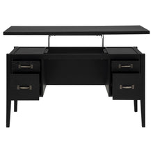 Graham 4-Drawer Lift-Top Computer Desk – Black