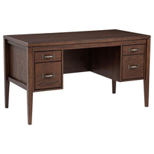 Graham 4-Drawer Lift-Top Computer Desk – Walnut Brown
