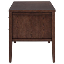 Graham 4-Drawer Lift-Top Computer Desk – Walnut Brown