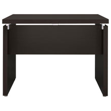 Skylar L-Shape Desk with Mobile File Cabinet – Cappuccino