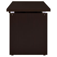 Skylar 83-inch L-Shaped Office Computer Desk – Cappuccino