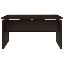 Skylar 83-inch L-Shaped Office Computer Desk – Cappuccino