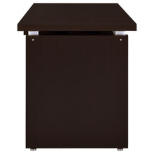 Skylar 55-inch Computer Desk with Keyboard Drawer – Cappuccino
