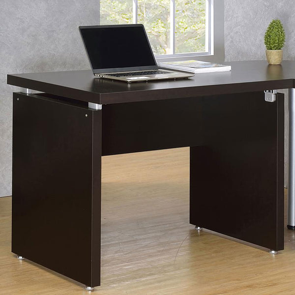 Skylar 39-inch Engineered Wood Writing Desk – Cappuccino