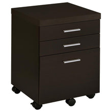 Skylar 3-drawer Home Office Mobile File Cabinet – Cappuccino