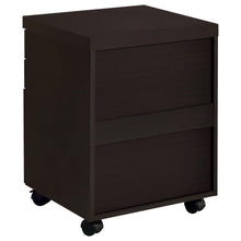 Skylar 3-drawer Home Office Mobile File Cabinet – Cappuccino