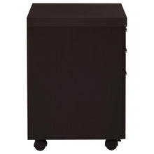 Skylar 3-drawer Home Office Mobile File Cabinet – Cappuccino