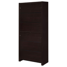Skylar 71-inch 4-shelf Bookcase with Drawer – Cappuccino