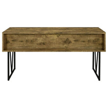 Analiese 63-inch 4-drawer Writing Desk – Rustic Nutmeg