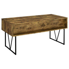 Analiese 63-inch 4-drawer Writing Desk – Rustic Nutmeg