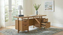 Roldan 69-inch 4-drawer Computer Desk with File Drawer – Light Ash