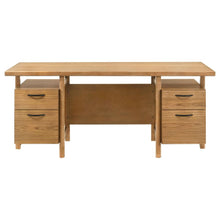 Roldan 69-inch 4-drawer Computer Desk with File Drawer – Light Ash