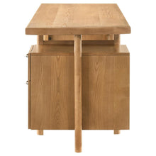 Roldan 69-inch 4-drawer Computer Desk with File Drawer – Light Ash