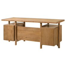 Roldan 69-inch 4-drawer Computer Desk with File Drawer – Light Ash