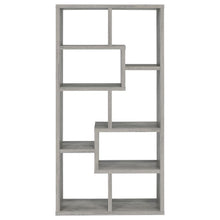 Theo 71-inch 6-shelf Bookshelf – Grey Driftwood