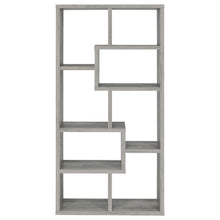 Theo 71-inch 6-shelf Bookshelf – Grey Driftwood