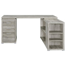Yvette 60-inch 3-drawer L-Shape Computer Desk – Grey Driftwood