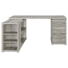 Yvette 60-inch 3-drawer L-Shape Computer Desk – Grey Driftwood