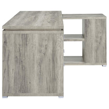 Yvette 60-inch 3-drawer L-Shape Computer Desk – Grey Driftwood