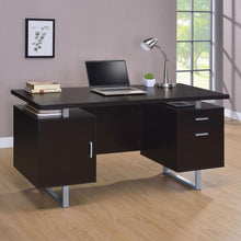 Lawtey 60-inch 2-drawer Office Computer Desk – Cappuccino