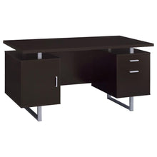 Lawtey 60-inch 2-drawer Office Computer Desk – Cappuccino