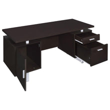 Lawtey 60-inch 2-drawer Office Computer Desk – Cappuccino