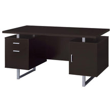 Lawtey 60-inch 2-drawer Office Computer Desk – Cappuccino