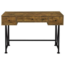 Analiese 47-inch 3-drawer Writing Desk – Rustic Nutmeg