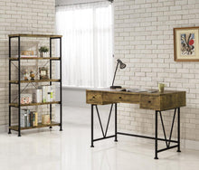 Analiese 47-inch 3-drawer Writing Desk – Rustic Nutmeg