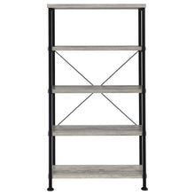 Analiese 63-inch 4-shelf Bookshelf – Grey Driftwood