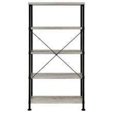 Analiese 63-inch 4-shelf Bookshelf – Grey Driftwood
