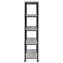 Analiese 63-inch 4-shelf Bookshelf – Grey Driftwood