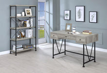 Analiese 63-inch 4-shelf Bookshelf – Grey Driftwood