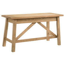 Fabian 54-inch 2-drawer Computer Writing Desk – Distressed Light Brown