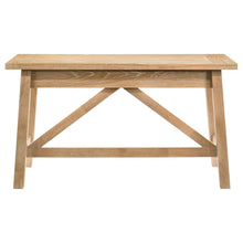 Fabian 54-inch 2-drawer Computer Writing Desk – Distressed Light Brown