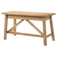 Fabian 54-inch 2-drawer Computer Writing Desk – Distressed Light Brown