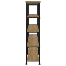 Analiese 63-inch 4-shelf Double Bookshelf – Mango