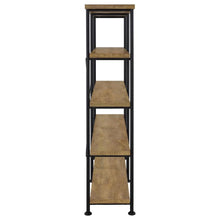 Analiese 63-inch 4-shelf Double Bookshelf – Mango